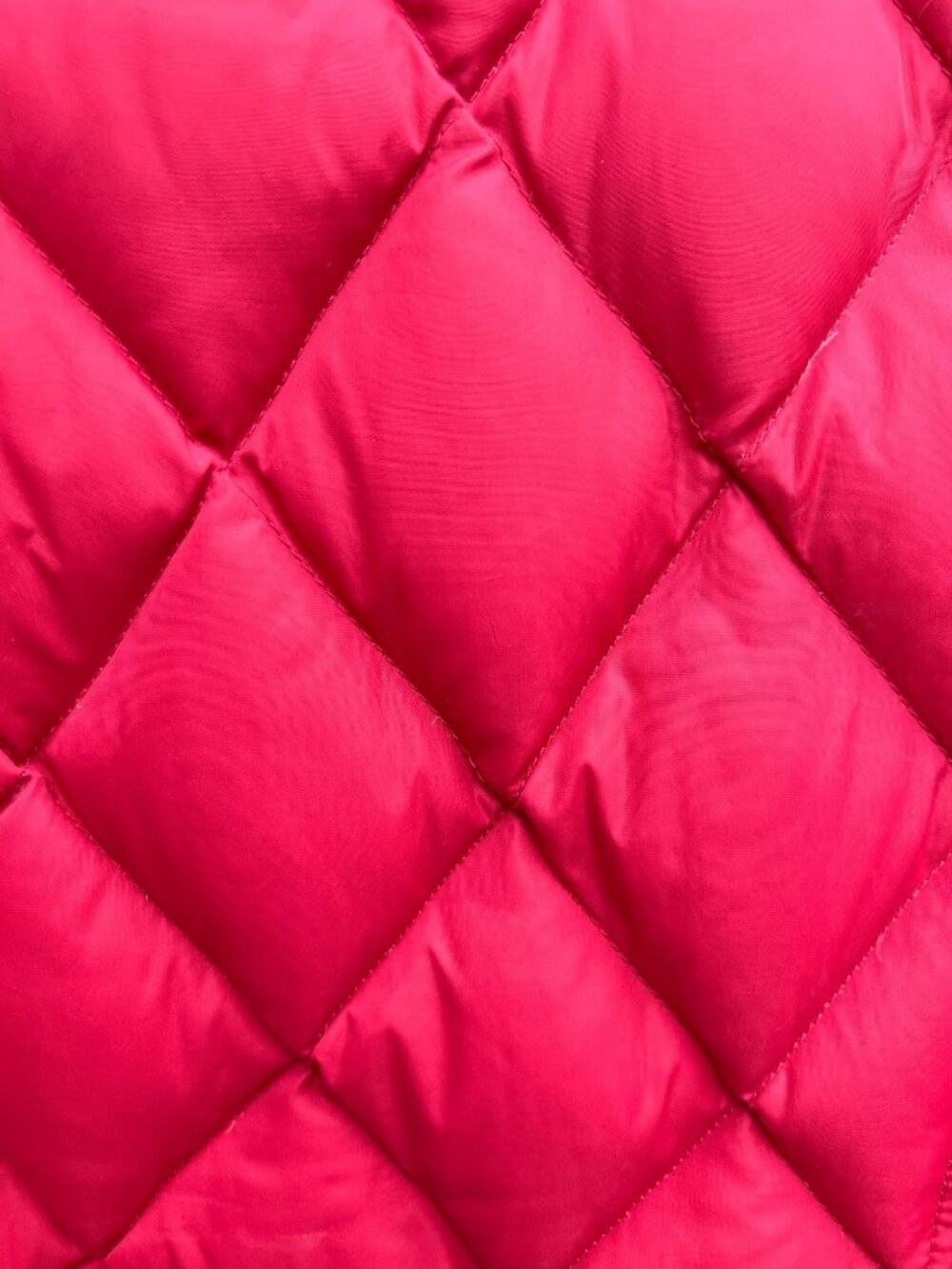 Lands End Women's Red Down Puffer Vest Size Large Insulated Snap Closure Pockets - Picture 9 of 12